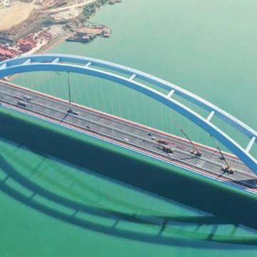 Customized Galvanized Steel Arch Bridge